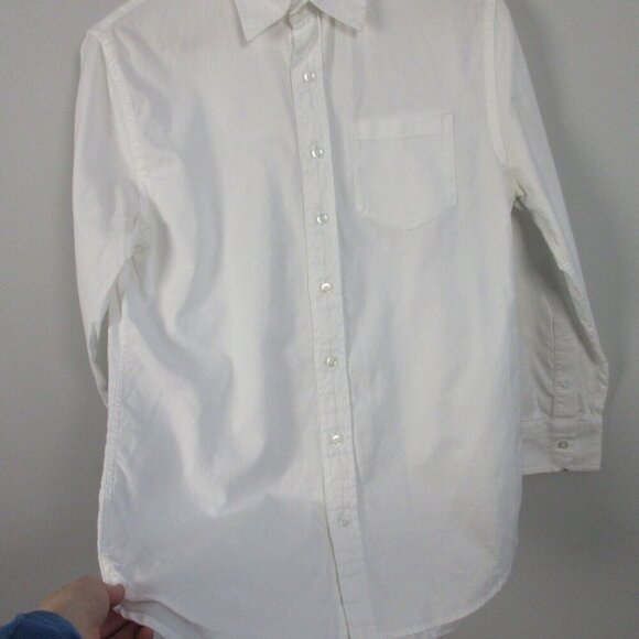 Club Monaco White Button Down Shirt Men's Long Sleeve Casual Work Office XS 200 - Picture 5 of 10